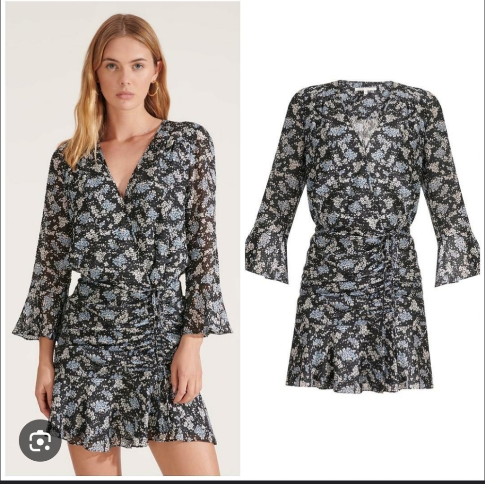 Veronica Beard | Rosalia Long Sleeve Silk Minidress, Women's Size 2